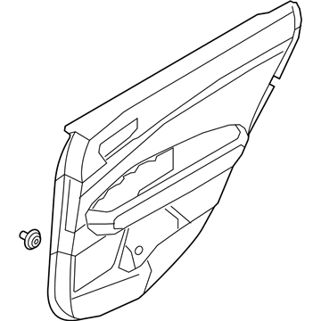Kia 83308D5010BF9 Panel Assembly-Rear Door