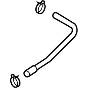 Kia Rio Crankcase Breather Hose - 267102B601