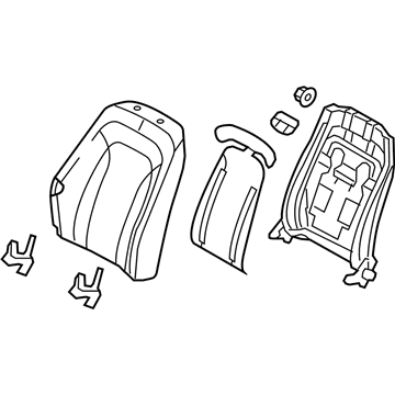 Kia 883092TAB0AWB Back Assembly-Front Seat