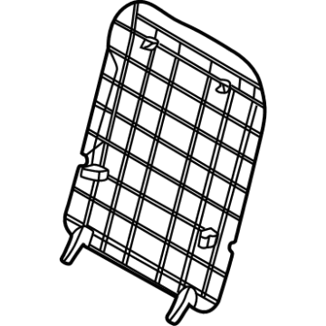 Kia 893P2R0010OFB GARNISH-Rr Seat Back