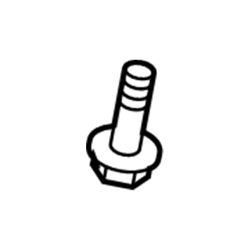 Kia 1249205167B Tapping Screw-FLANGE Head