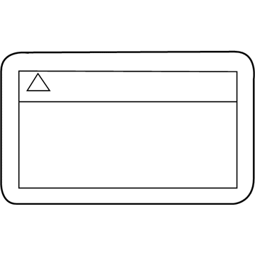 Kia 97699K0100 LABEL-REFRIGERANT