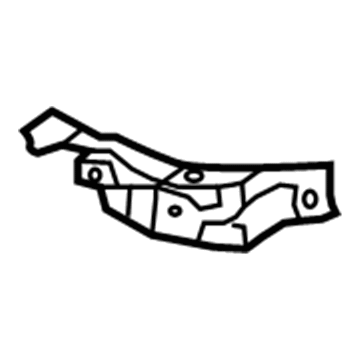 Kia 86552B2000 Bracket-Front Bumper Upper