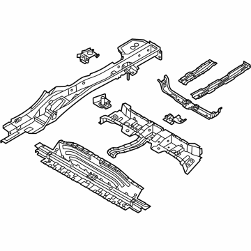 Kia 65700AO000 MEMBER ASSY-REAR FLO