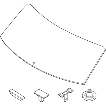 Kia 87110AT020 GLASS ASSY-TAIL GATE