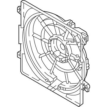 Kia 25350D3600 SHROUD-Radiator