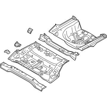 2020 Kia Optima Floor Pan - 65510D5000