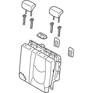 Kia 893002K090AHE Back Assembly-Rear Seat LH