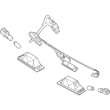 Kia 92501AT000 LAMP ASSY-LICENSE PL