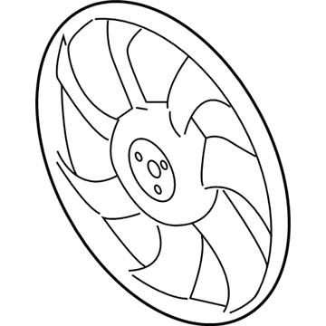 2011 Kia Forte Koup Radiator fan - 252311M000