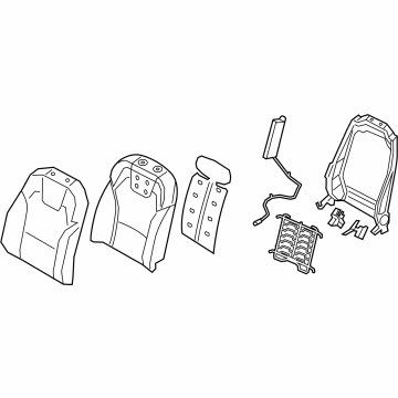 Kia 88400S9680XNS BACK ASSY-FR SEAT,RH