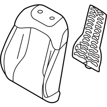 Kia 88450DW070 PAD ASSY-FRT SEAT BA
