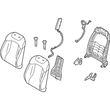 Kia 88400DW110G36 BACK ASSY-FR SEAT,RH