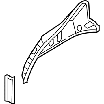 Kia 716513E101 Panel-Assembly Wheel House I