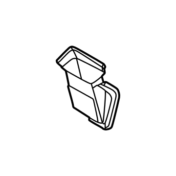 Kia 97020DW000 DUCT ASSY-REAR A/VEN