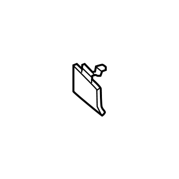 Kia 86517Q5800 Front Hook Cap 86517Q5800 Kia Front Hook Cap Illustration 1 of 1