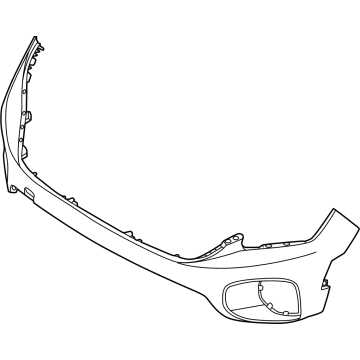 Kia 86511Q5800 COVER-FR BUMPER UPR