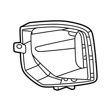 Kia 86561Q5820 Front Bumper Fog Lamp Cover 86561Q5820 Kia Front Bumper Fog Lamp Cover Illustration 1 of 1