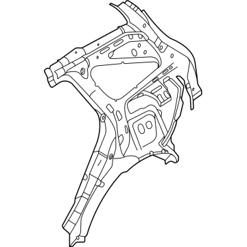 Kia 71602P2000 Panel Assembly-Quarter I