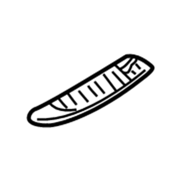 Kia 0K55351322BGE VENTGRILLE Assembly, LH