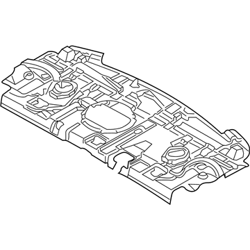 Kia 84280J6100 Pad-Rear Package Tra