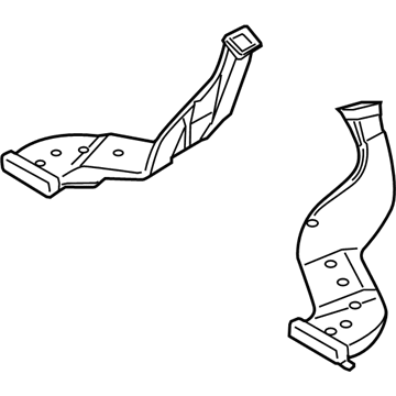 Kia 973603M000 Duct-Rear Heating,LH
