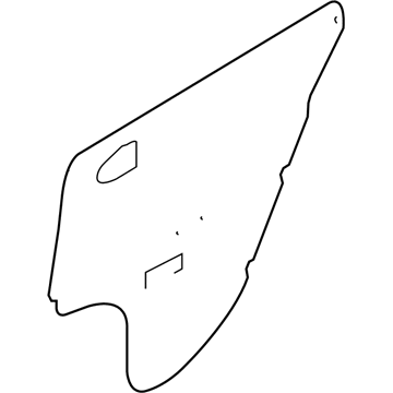 Kia 833922G000 Seal-Rear Door Trim RH