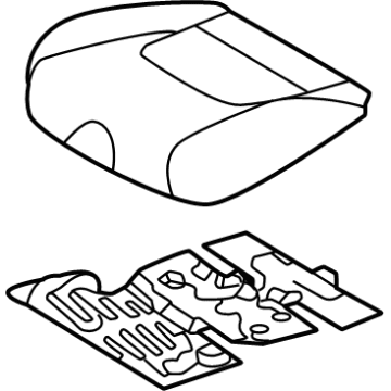 Kia 88150DW000 PAD ASSY-FRONT SEAT