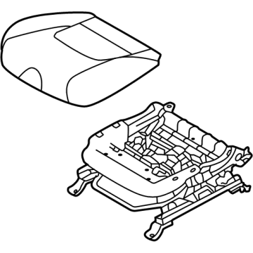 Kia 88100DW110FG5 CUSHION ASSY-FR SEAT