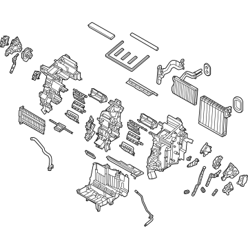 Kia 97205CH010 HEATER & EVAPORATOR
