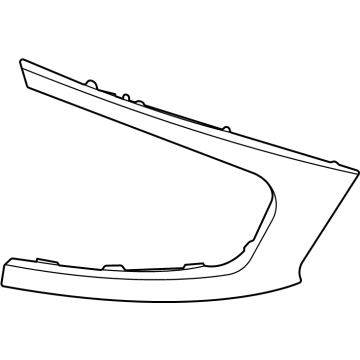 Kia 866G4CV000B4U GARNISH-RR BUMPER SI