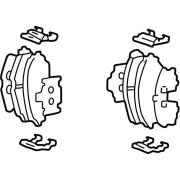 Kia 5810138A60 Pad Kit-Front Disc BRAK