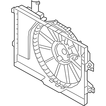 Kia 25350F2000 SHROUD-Radiator