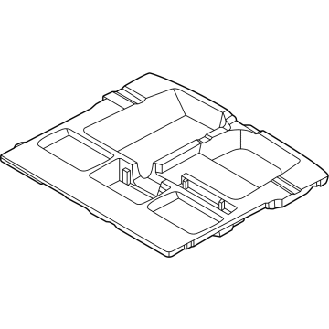 Kia 85750DW000WK TRAY-LUGGAGE,CENTER
