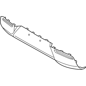 86612H9040 Kia Rear Bumper Lower Cover Illustration 1 of 1