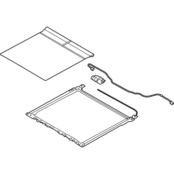 Kia 81670S9110WK Roller Blind Assembly-Pa