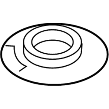 Kia 553232W100 Pad-Rear Spring Lower