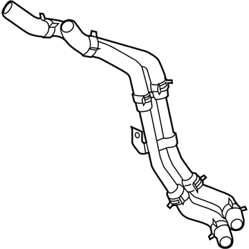Kia Sorento Oil Cooler Hose - 254702GGB0