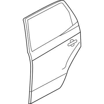 Kia 770031F020 Panel Assembly-Rear Door LH