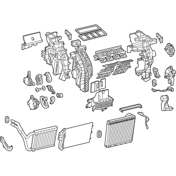 Kia 97205S9530 HEATER & EVAPORATOR