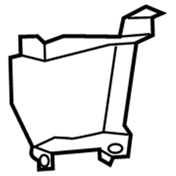 Kia 86575B0000 Air Duct-Front Bumper,L