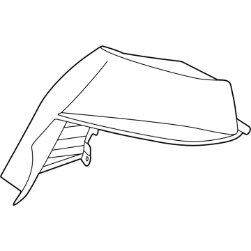 Kia 92411L3000 FLANGE COVER-REAR CO