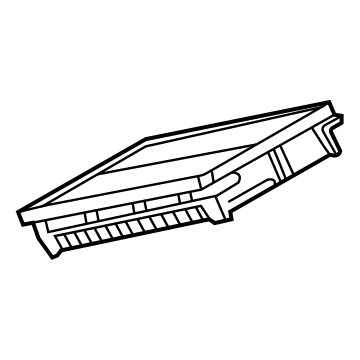 28113L1000AS Kia Filter-Air Cleaner Illustration 1 of 1