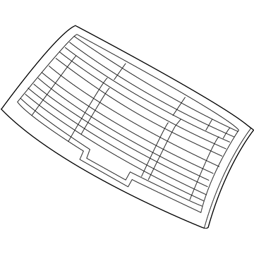Kia 871103F012 Glass Assembly-Rear Window