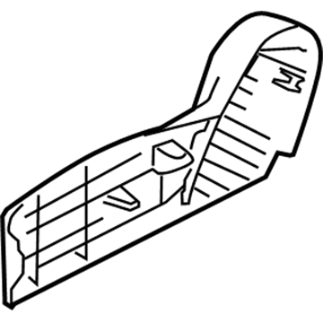 Kia 882701M100WK Shield Cover-Seat Passenger