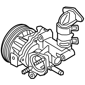 Kia 2510003HB0 Pump Assembly-Coolant