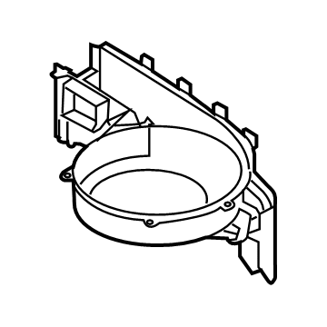 Kia 97112S9500 CASE-BLOWER,LWR