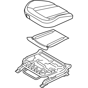 Kia 882032TNA0AWC Cushion Assembly(W/O Track