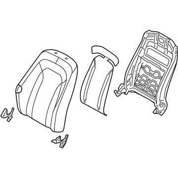 Kia 884042TAA0AWB Back Assembly-Front Seat