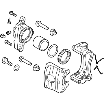 Kia 58190G2A00 Caliper Kit-Front Brake